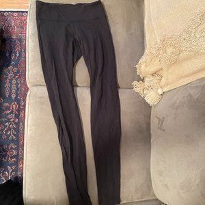 Lululemon Wunder Under Leggings Black Sz 4